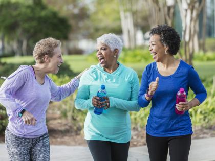 women exercising