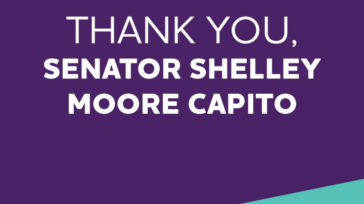 Thank you Sen. Capito