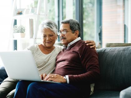 Couple at Computer